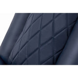 Valencia Tuscany Top Grain Nappa 11000 Leather Home Theater Seating Power Recliner Row of 4 Loveseat Left Navy Blue