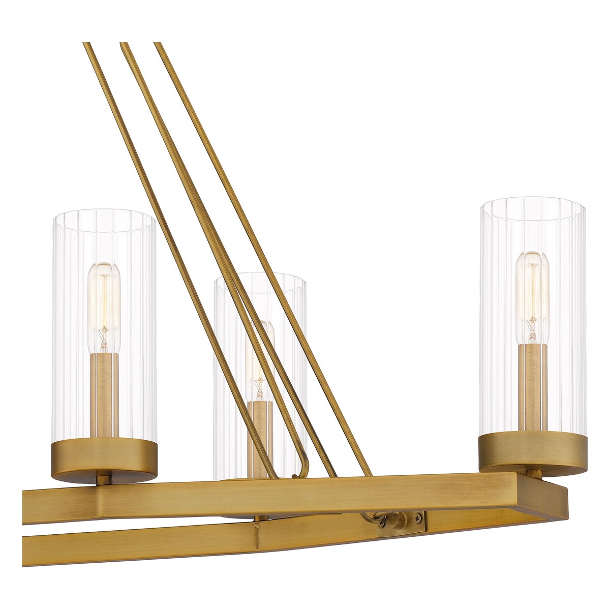 Valens 6-Light Aged Brass Island Light