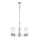 Valentina Designs Five Light Chandelier Weston Polished Nickel - Exact Size