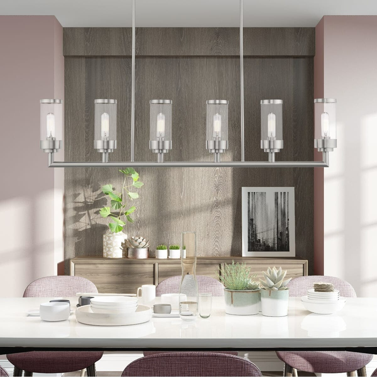 Valentina Designs Nine Light Chandelier Calinda Soft Gold - Exact Size