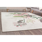 Porch & Den Cady Ivory Floral Area Rug