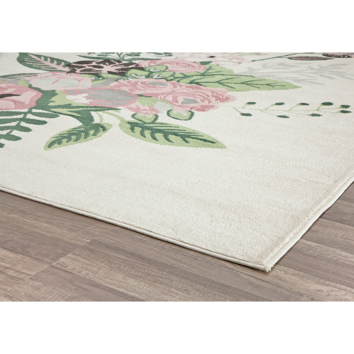 Porch & Den Cady Ivory Floral Area Rug