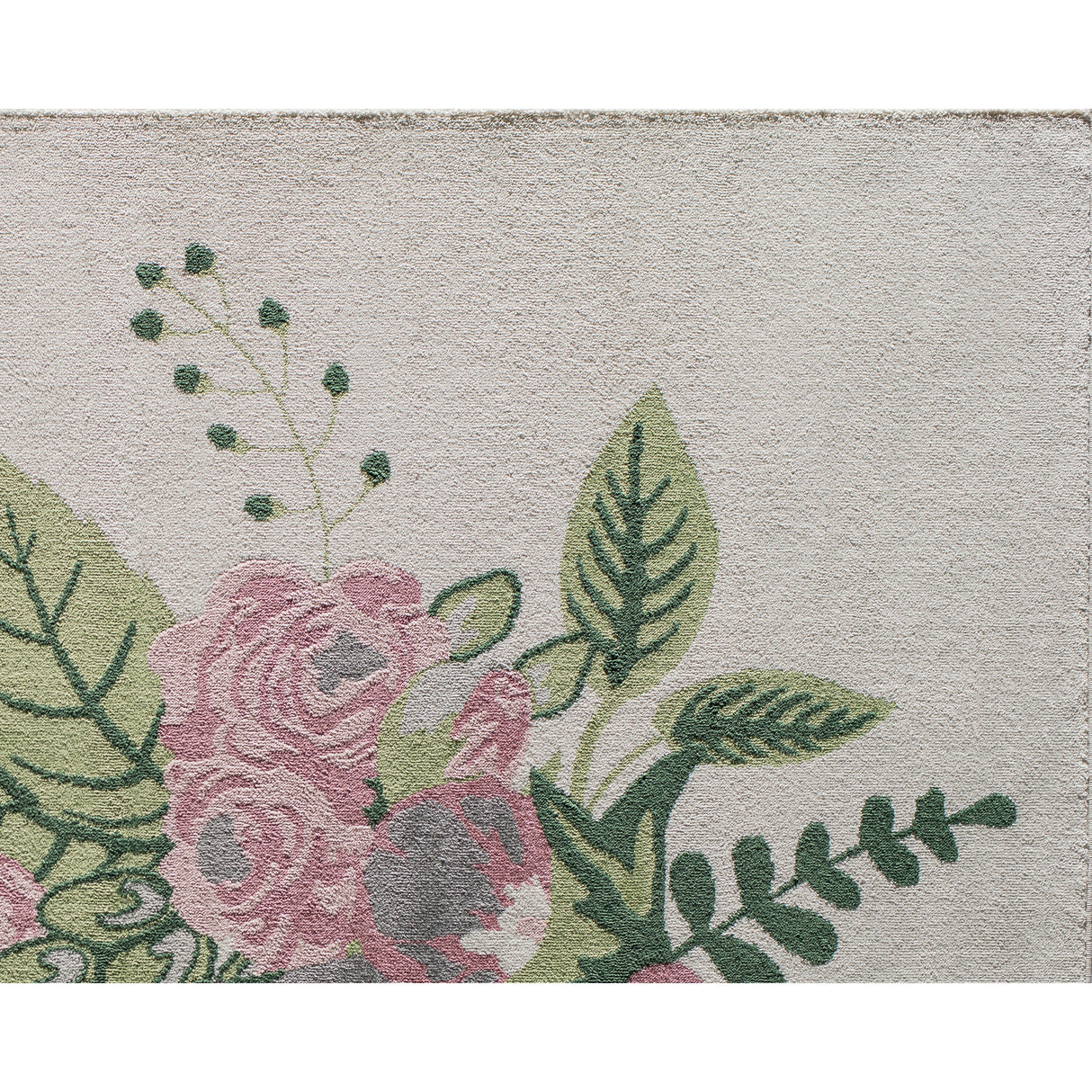 Porch & Den Cady Ivory Floral Area Rug