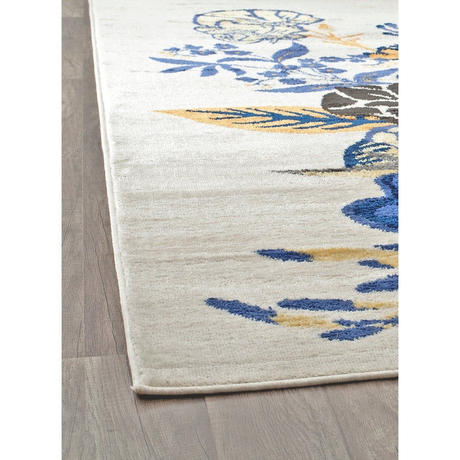 Porch & Den Cady Ivory Floral Area Rug