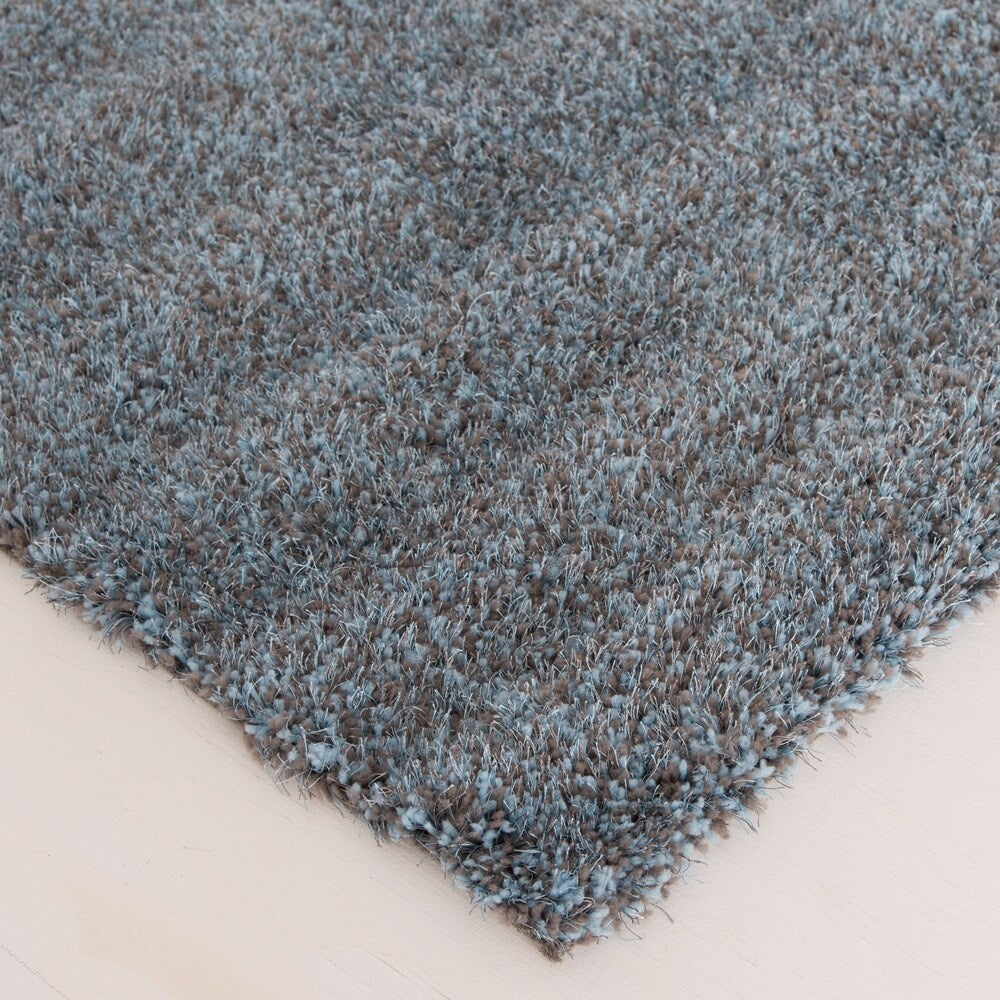 Valiant Shag Cocoa/Blue 7'10" x 9'10" - 7'10" X 9'10"