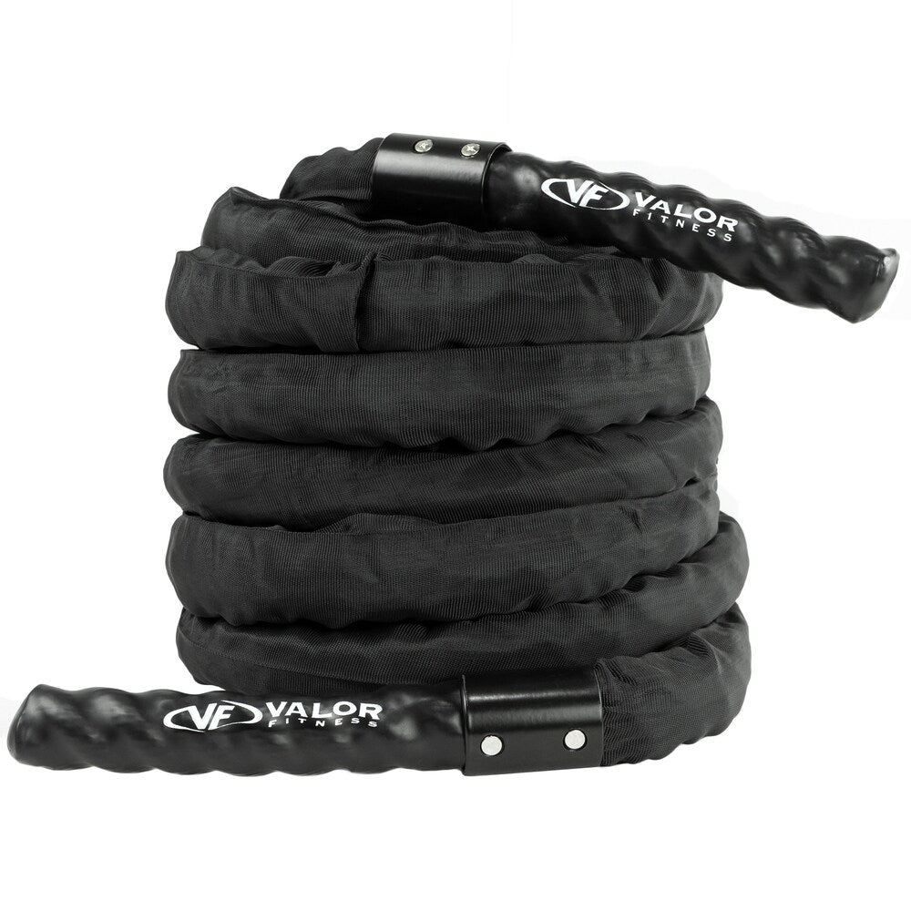 Valor Fitness BRB-W 40-Foot Braided Battle Rope with Sheath Protection