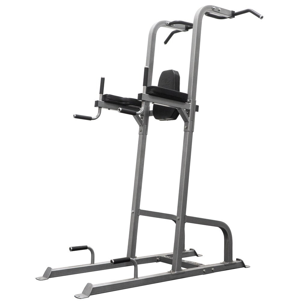 Valor Fitness CA-16 Vertical Knee Raise Tower with Pull Up, Dip, and Push Up Stations