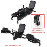 Valor Fitness CA-27 Leg Stretch Machines with Adjustable Wheel and Gear System - Extends Over 180 Degrees