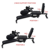 Valor Fitness CA-27 Leg Stretch Machines with Adjustable Wheel and Gear System - Extends Over 180 Degrees