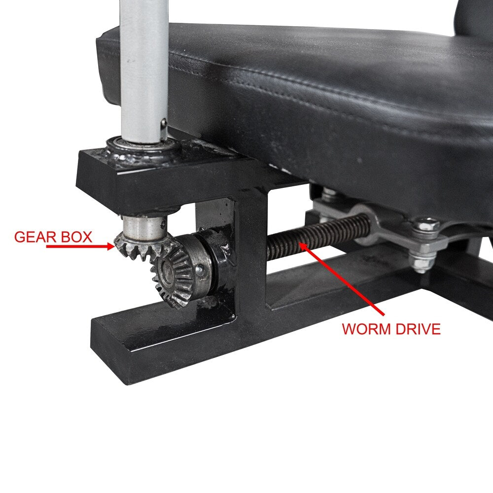 Valor Fitness CA-27 Leg Stretch Machines with Adjustable Wheel and Gear System - Extends Over 180 Degrees