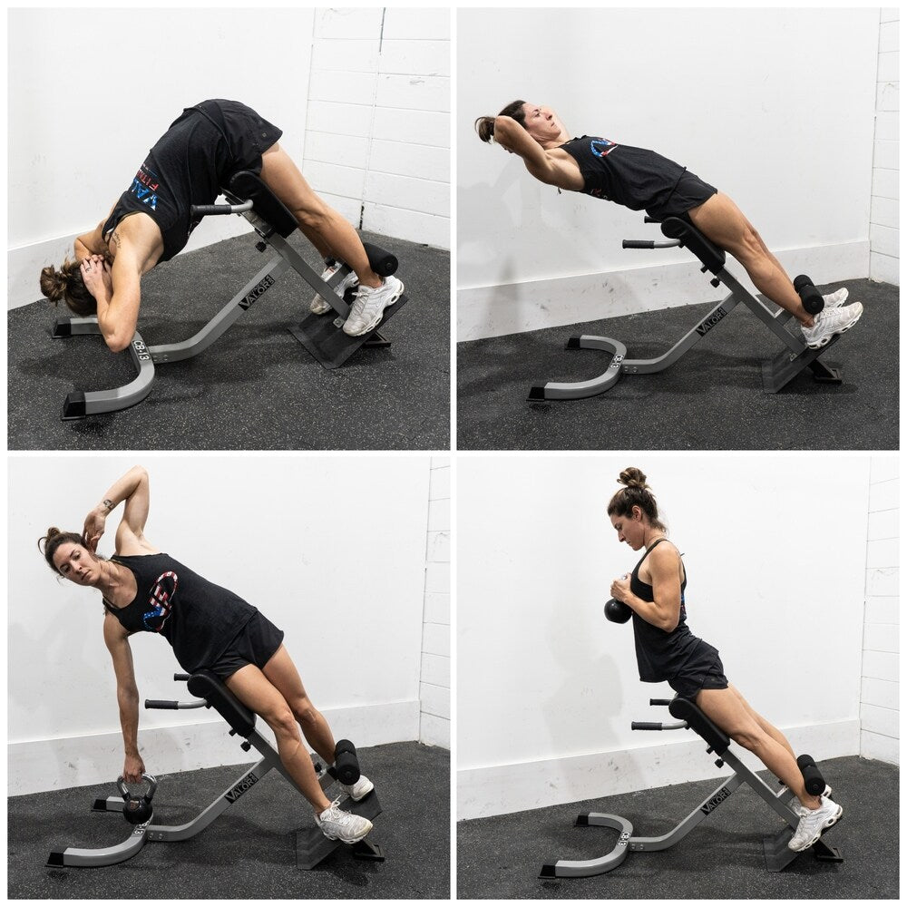 Valor Fitness CB-13 Adjustable Roman Chair/Back Extension Bench Hyperextension Machine