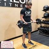 Valor Fitness OP-10 Olympic Weight Plates Coated Rubber Weights w/Weight Plate Set, Barbell Weights w/Grips for Home Gym