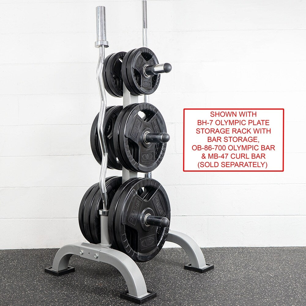 Valor Fitness OP-10 Olympic Weight Plates Coated Rubber Weights w/Weight Plate Set, Barbell Weights w/Grips for Home Gym