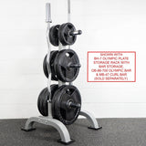 Valor Fitness OP-10 Olympic Weight Plates Coated Rubber Weights w/Weight Plate Set, Barbell Weights w/Grips for Home Gym