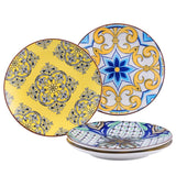 Vancasso Jasmin Pattern Porcelain 4-Pieces Plate Set