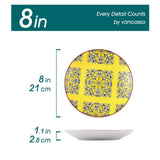 Vancasso Jasmin Pattern Porcelain 4-Pieces Plate Set
