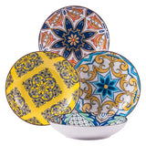 Vancasso Jasmin Pattern Porcelain 4-Pieces Plate Set