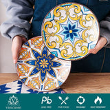 Vancasso Jasmin Pattern Porcelain 4-Pieces Plate Set