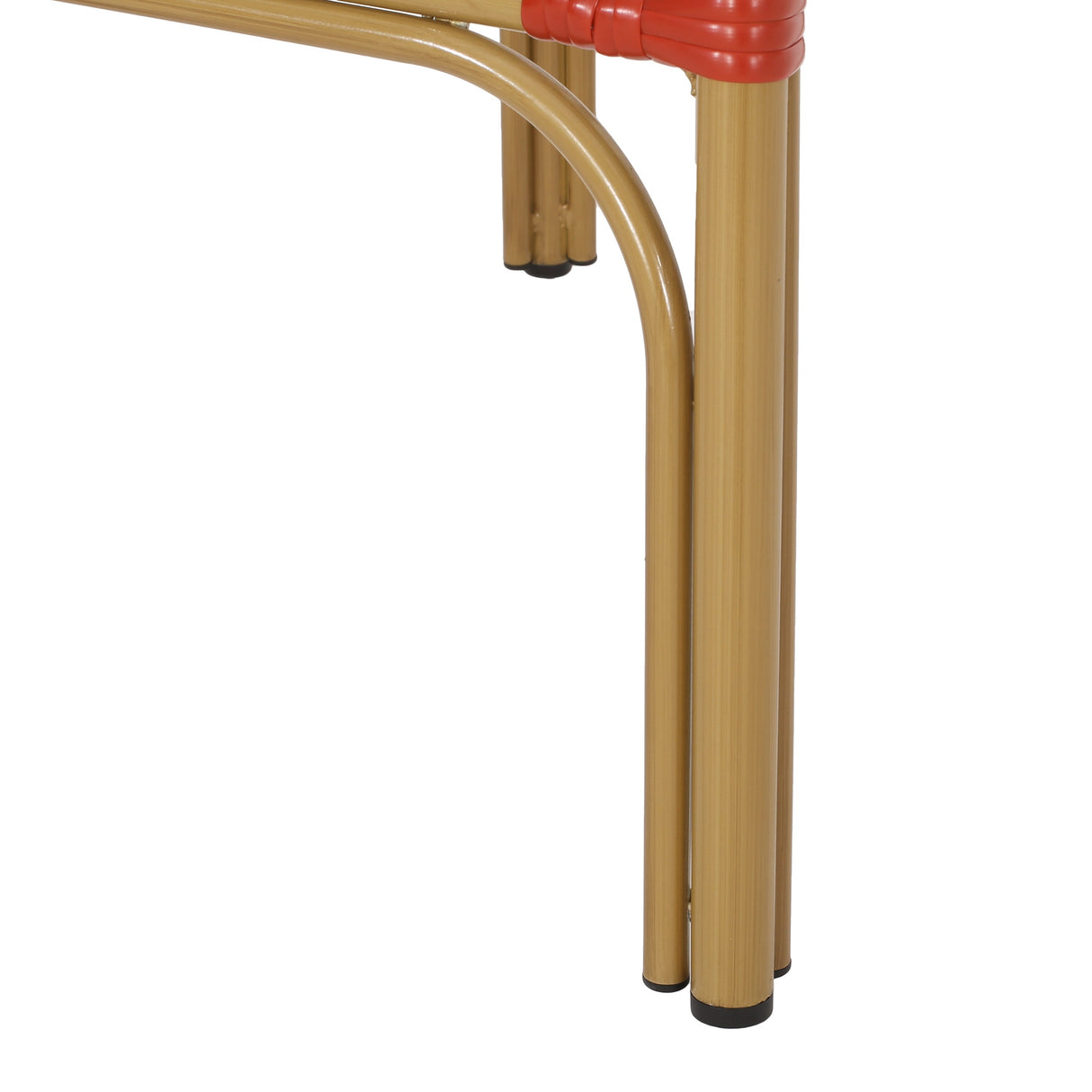 Vande Wicker and Aluminum Outdoor 29.5 Inch French Barstools by Christopher Knight Home