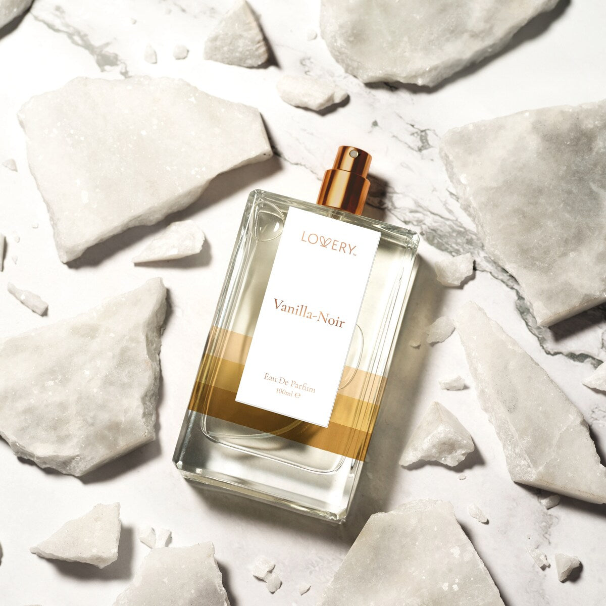 Lovery Vanilla Noir Eau de Parfum, Made in France, 100ml