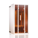 Vanity Art 1 or 2 Person Extendable Indoor FAR Infrared Sauna Bluetooth Compatible with 6 Carbon Heaters