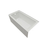 Vanity Art Alcove Soaking Acrylic Bathtub