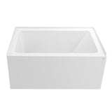 Vanity Art Alcove Soaking Acrylic Bathtub