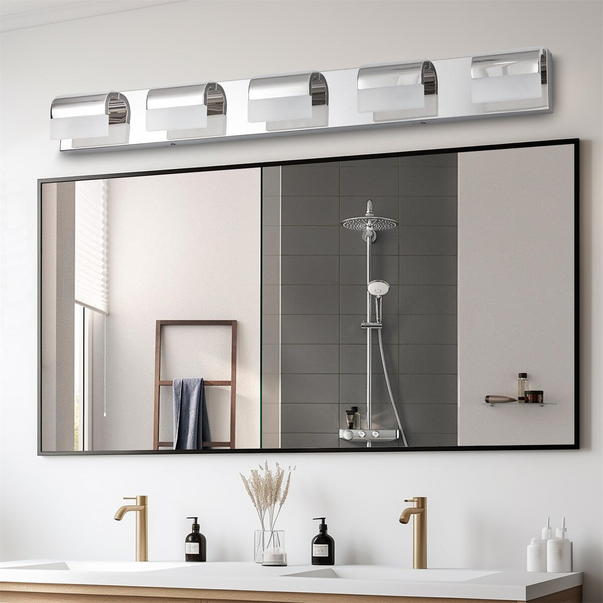 Vanity Lighting 4-Light LED Vanity Lights Over Mirror Wall Lighting