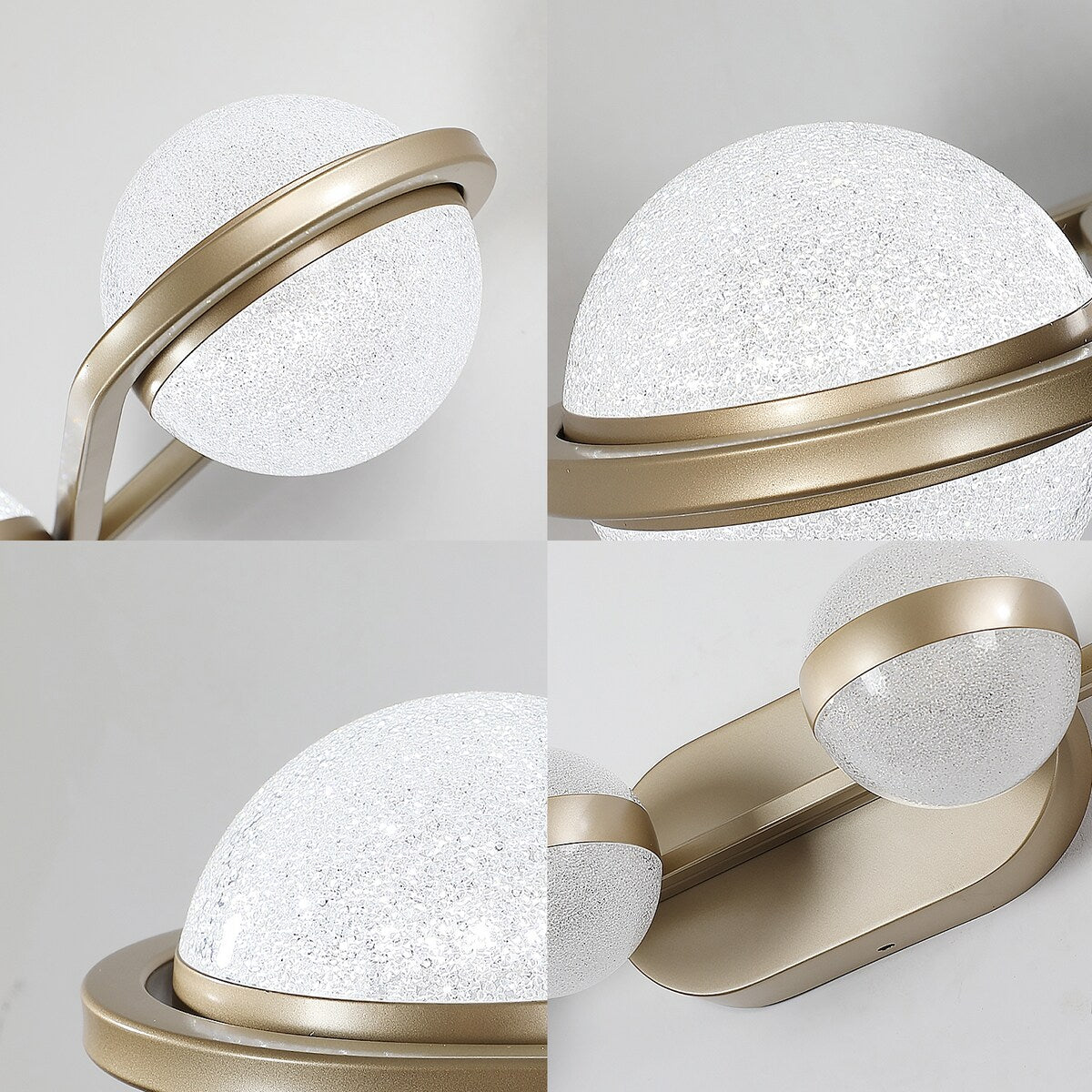 Vanity Lights With 6 LED Bulbs For Bathroom Lighting