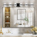 Vanity Lights With 6 LED Bulbs For Bathroom Lighting