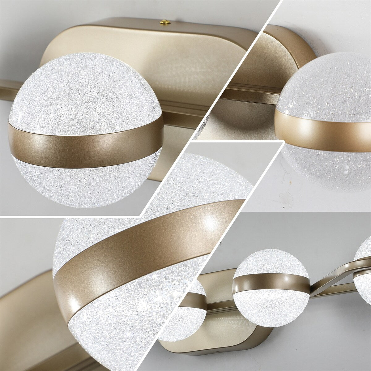 Vanity Lights with 5 LED Bulbs for Bathroom Lighting