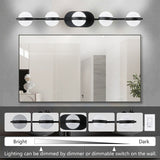 Vanity Lights with 5 LED Bulbs for Bathroom Lighting