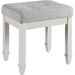 Vanity Stool Bench with Solid Wood Leg