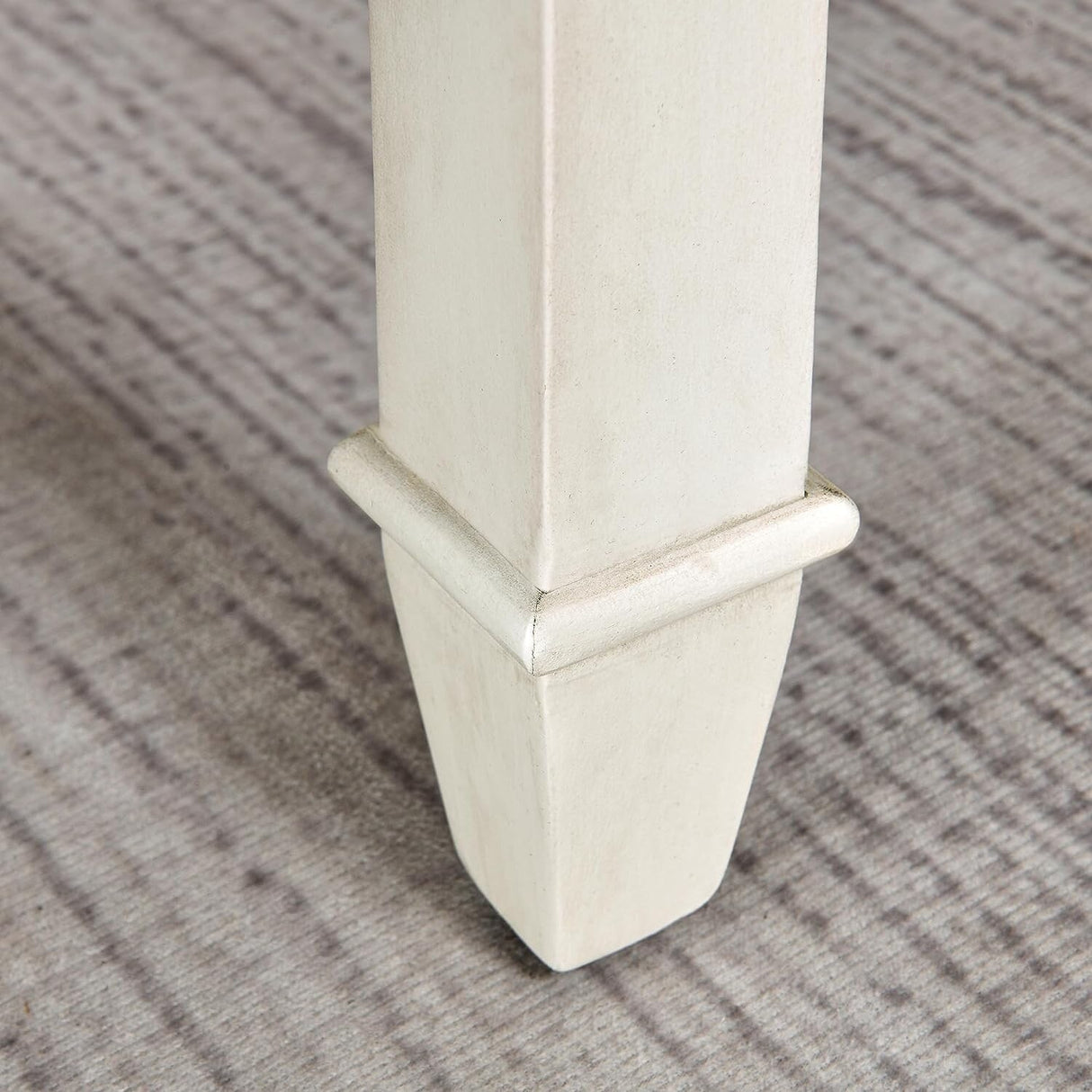 Vanity Stool Bench with Solid Wood Leg