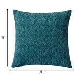 Teal and Blue Soft Touch Throw Pillow (Case Only)