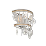 Varaluz Charmed 1-Light Wall Sconce - Silver/Champagne Mist