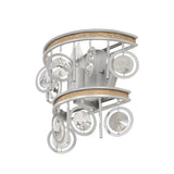 Varaluz Charmed 1-Light Wall Sconce - Silver/Champagne Mist