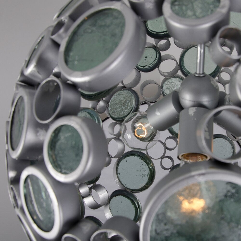 Varaluz Fascination 3-light Orb Pendant, Nevada - Silver