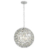 Varaluz Fascination 3-light Orb Pendant, Nevada - Silver