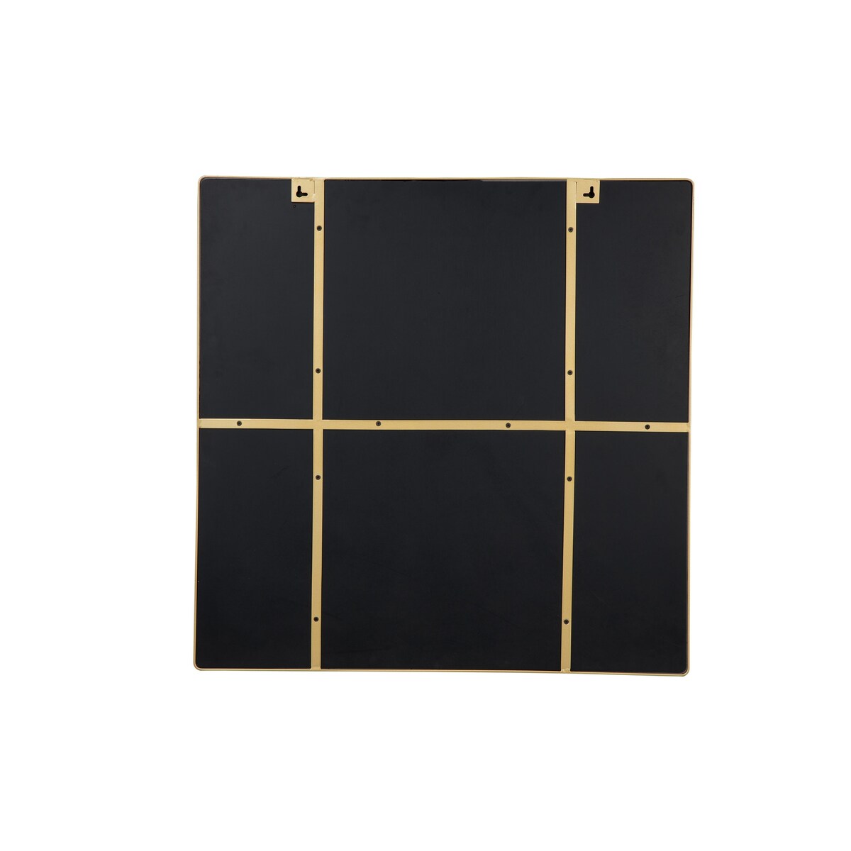Varaluz Kye 30-inch Black Rounded Square Wall Mirror