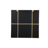 Varaluz Kye 30-inch Black Rounded Square Wall Mirror