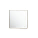 Varaluz Kye 30-inch Black Rounded Square Wall Mirror