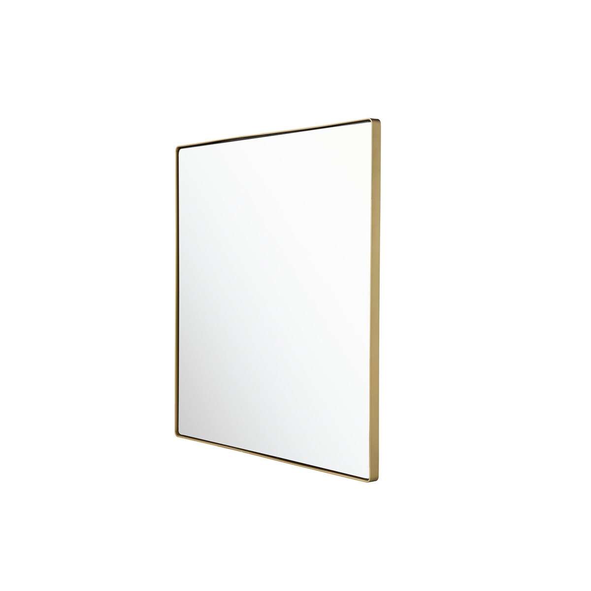 Varaluz Kye 30-inch Black Rounded Square Wall Mirror