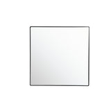 Varaluz Kye 30-inch Black Rounded Square Wall Mirror