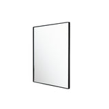 Varaluz Kye 30-inch Black Rounded Square Wall Mirror