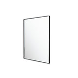 Varaluz Kye 30-inch Black Rounded Square Wall Mirror