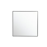 Varaluz Kye 30-inch Black Rounded Square Wall Mirror