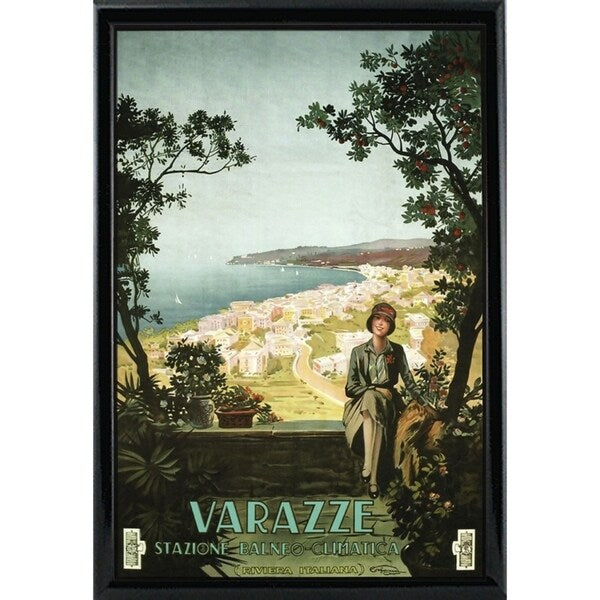 Varazze Italy-VINAPP122854 Framed Print 19.25"x13" by Vintage Apple Collection
