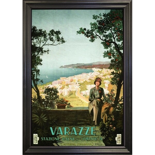 Varazze Italy-VINAPP122854 Framed Print 19.25"x13" by Vintage Apple Collection