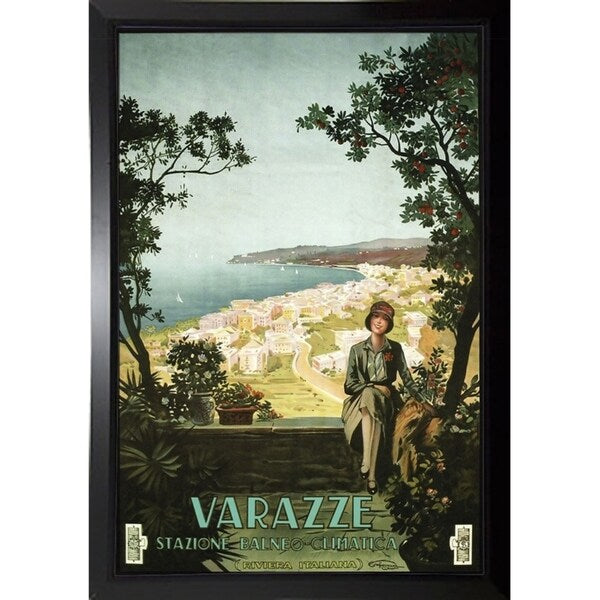 Varazze Italy-VINAPP122854 Framed Print 19.25"x13" by Vintage Apple Collection
